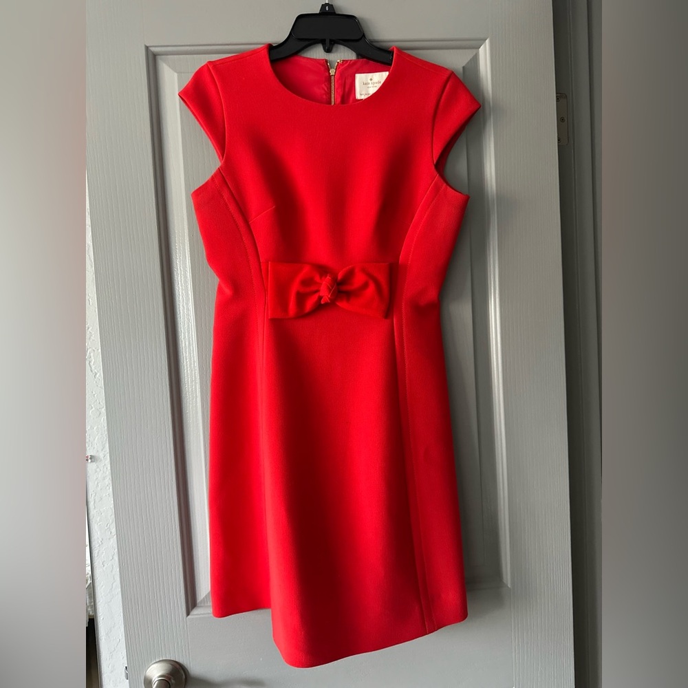 Kate Spade Christmas party red dress, size 4, very good condition